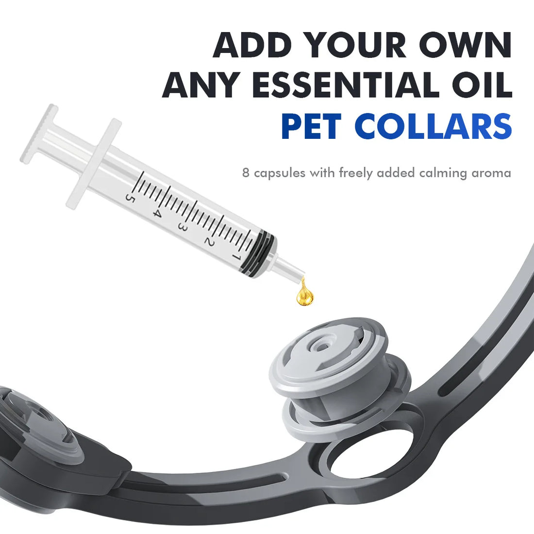 Verstellbares Floh- und Moskitohalsband